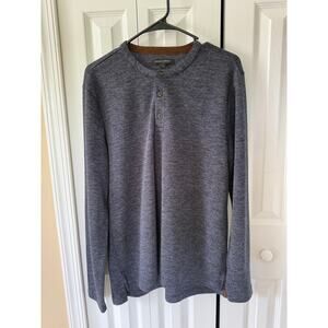 Banana Republic Vintage Henley T-Shirt Gray Men's L
